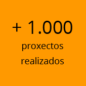 +1000 proxectos realizados