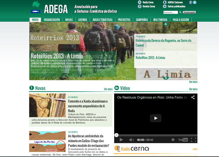 ADEGA (Asociaci�n para a Defensa Ecol�xica de Galiza)