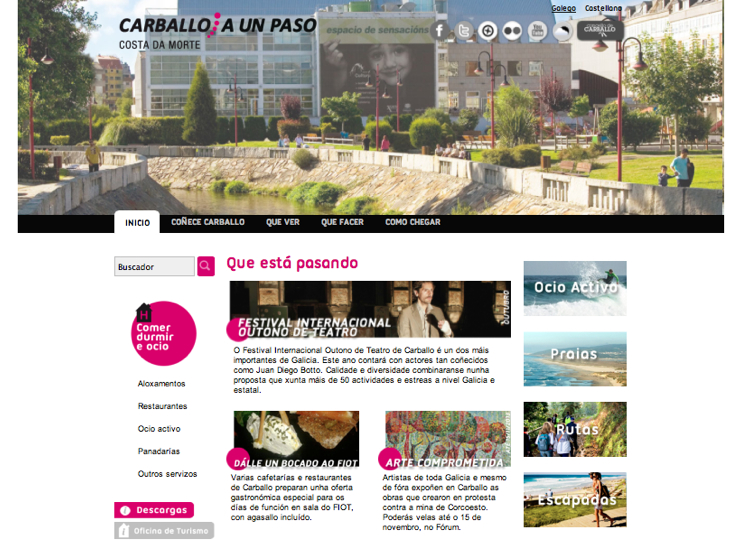 Portal tur�stico do Concello de Carballo