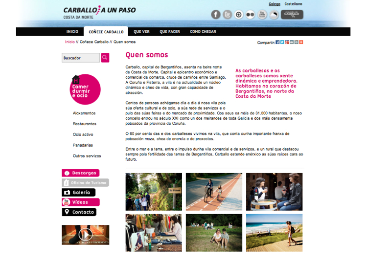 Portal tur�stico do Concello de Carballo