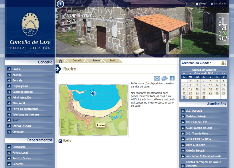 Portal cidad�n do Concello de Laxe