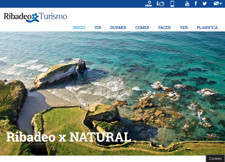 Web tur�stica Concello Ribadeo